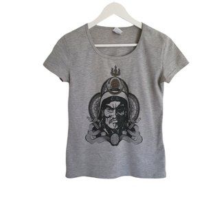 USA Print Graphic Grey T-shirt Size S